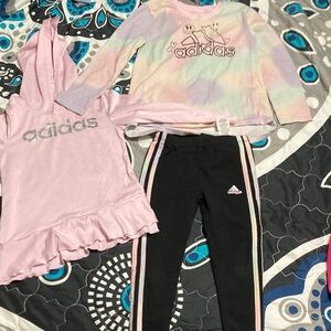 adidas Kids Matching Set - Pink and Black